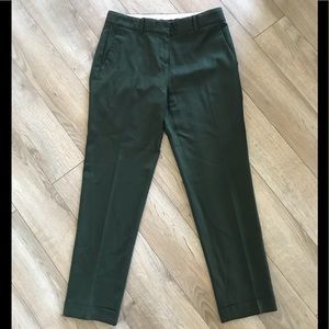 Theory Green Ankle Pants